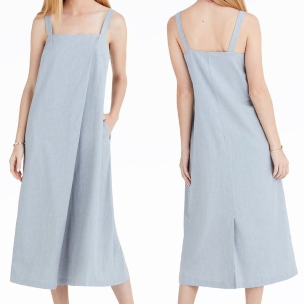 Kowtow Shadow midi dress in organic cotton